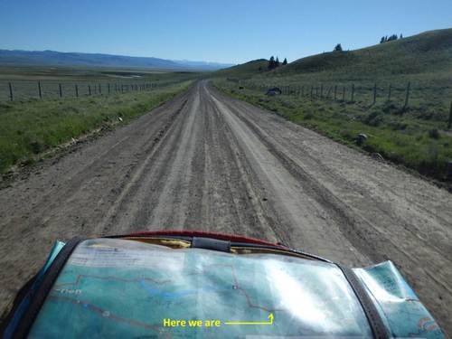 GDMBR: My Global Positioning Device in action.